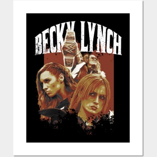 becky lynch bootleg vintage design Posters and Art